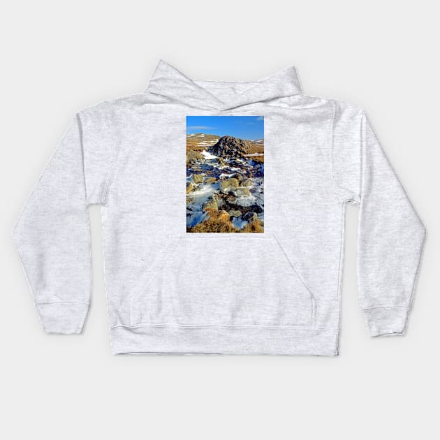 Cold Morning on the Mountainside Kids Hoodie by BrianPShaw